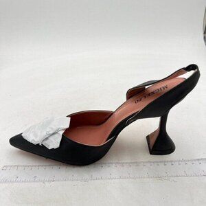 Women's Slingback Pointed Toe High Heels, Slip On Heeled Sandals Dress Shoes